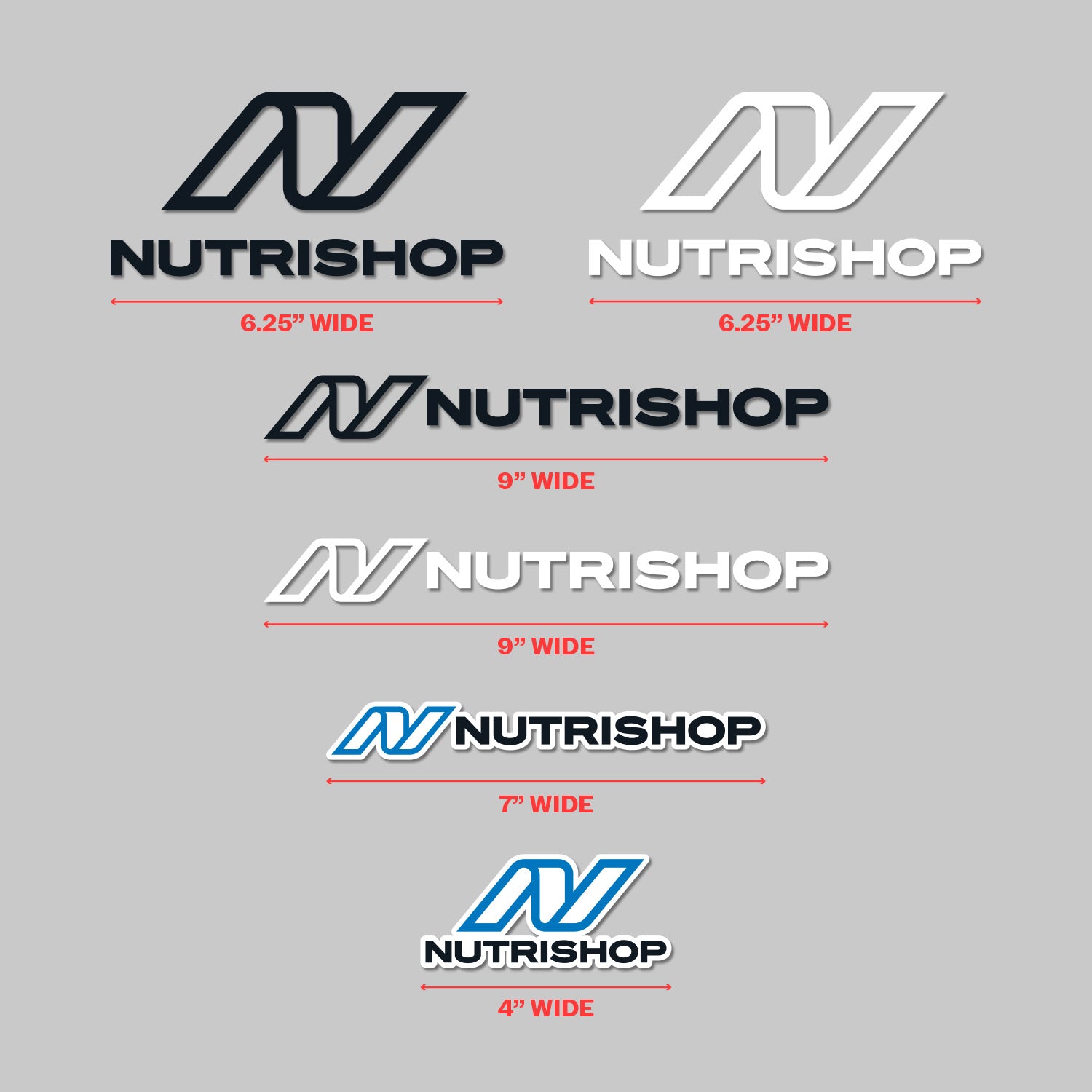 Nutrishop Sticker Pack